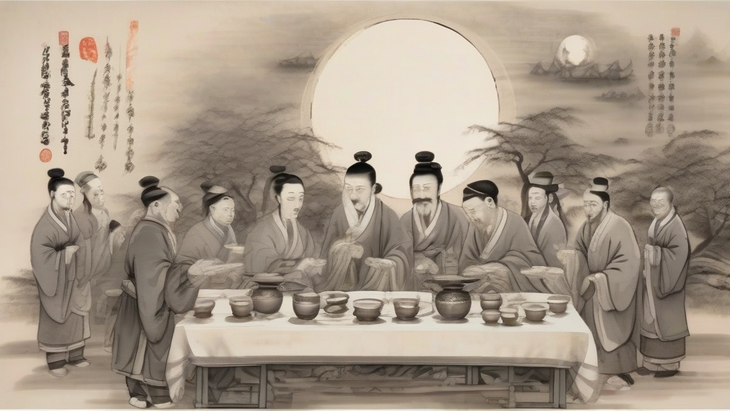 中国酒文化的多维镜像：从礼器到艺术的千年嬗变