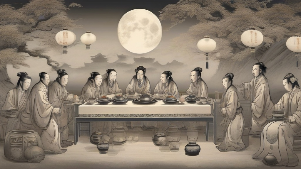 中国酒文化的多维镜像：从礼器到诗魂的千年嬗变