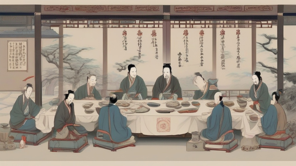 中国酒文化的多维镜像：从礼器到诗魂的千年嬗变
